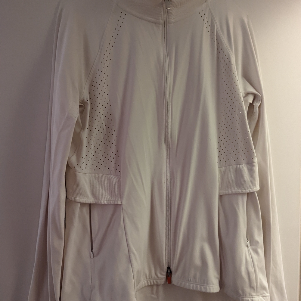 White Large Athleta Jacket - image 1